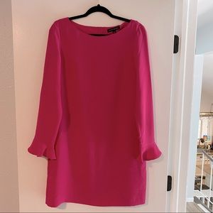 Pink shift dress w/ pockets